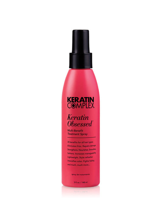 Keratin Complex Keratin Obsessed pink bottle with black lid