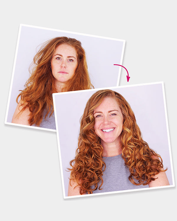 Silky straight hair achieved with Keratin Complex smoothing and conditioning routine