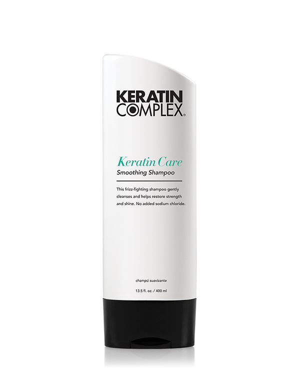 Keratin Care Smoothing Shampoo on a white background 