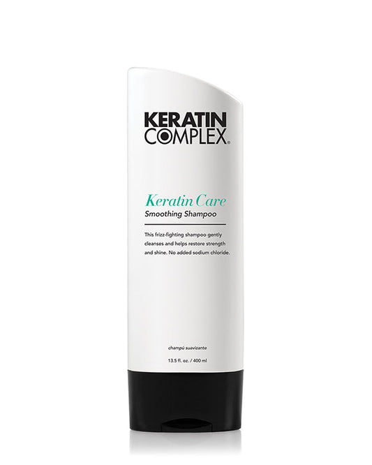 Keratin Care Smoothing Shampoo on a white background 