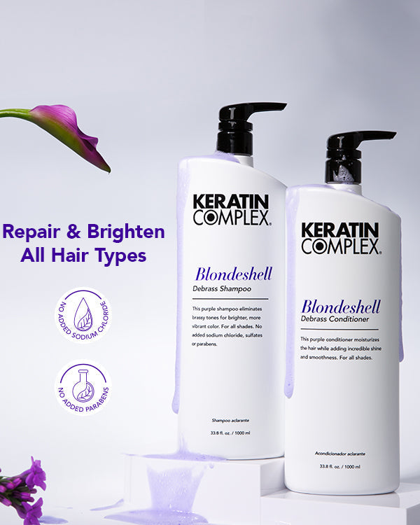 graphic|| Repair &amp; brighten all hair types, No added sodium chloride, no added parabens 