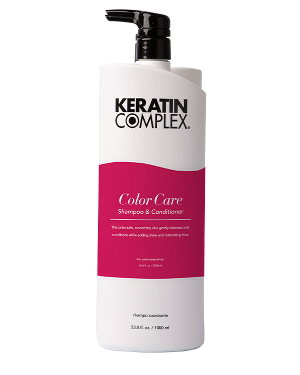 Colour Care Smoothing Shampoo and Conditioner Litre Duo on white background