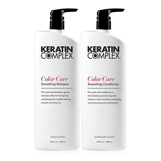 Keratin Complex Colour Care Shampoo and Conditioner 1000ml litre duo for colour-treated hair