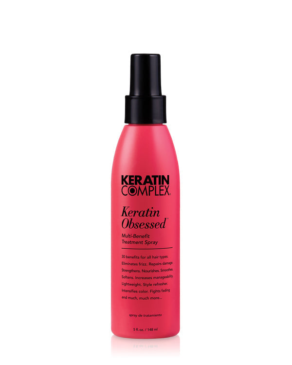 Keratin Complex Keratin Obsessed pink bottle with black lid