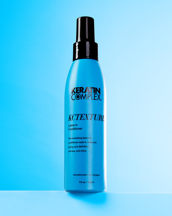 Salon-grade leave-in conditioner with keratin and botanical oils for textured hair management